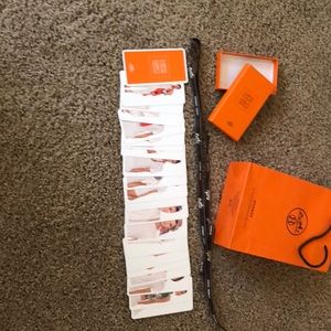 Hermès knotting cards bag ribbon and box